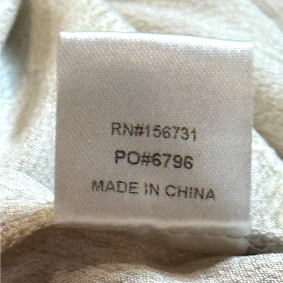 EUC Grade & Gather Empire Waist jumpsuit in light cream & organic design. Small - Picture 16 of 16